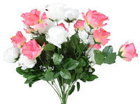 Rose / Gypso Bush x 24 - White / Pink SB78638-122