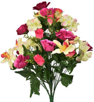 Dogwood / Cymbidium / Rose / Hydrangea Mixed Bush x 36 - Pink Combo SB54182-090