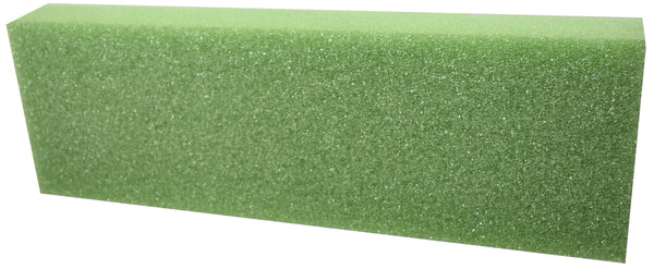 2 in. x 6 in. x 24 in. Green Styrofoam - 2X6X24