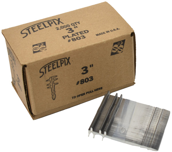 Steel Picks 3 in. - Box (2,000) or Sleeve (200)