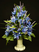 Blue Purple Dahlia & Fillers - V-127