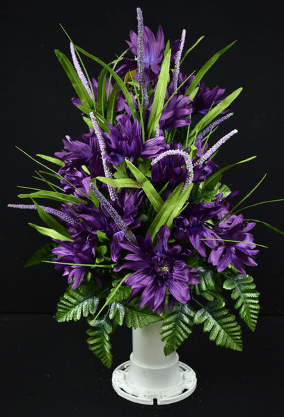 Purple Dahlia  & Fillers - V-129